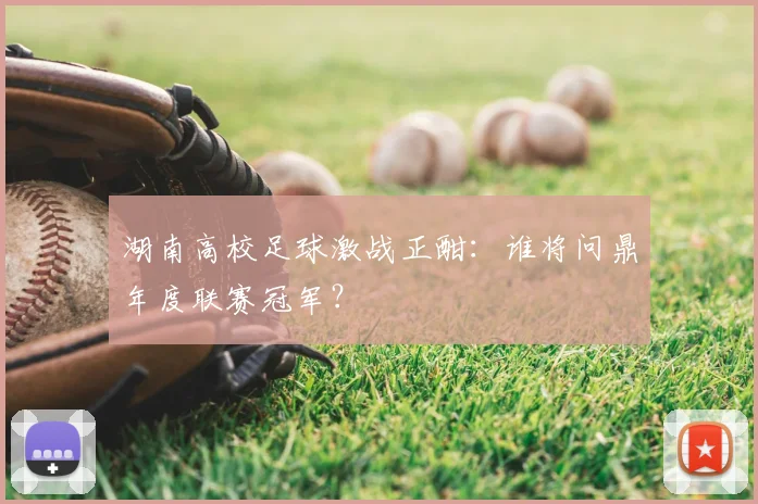湖南高校足球激战正酣：谁将问鼎年度联赛冠军？